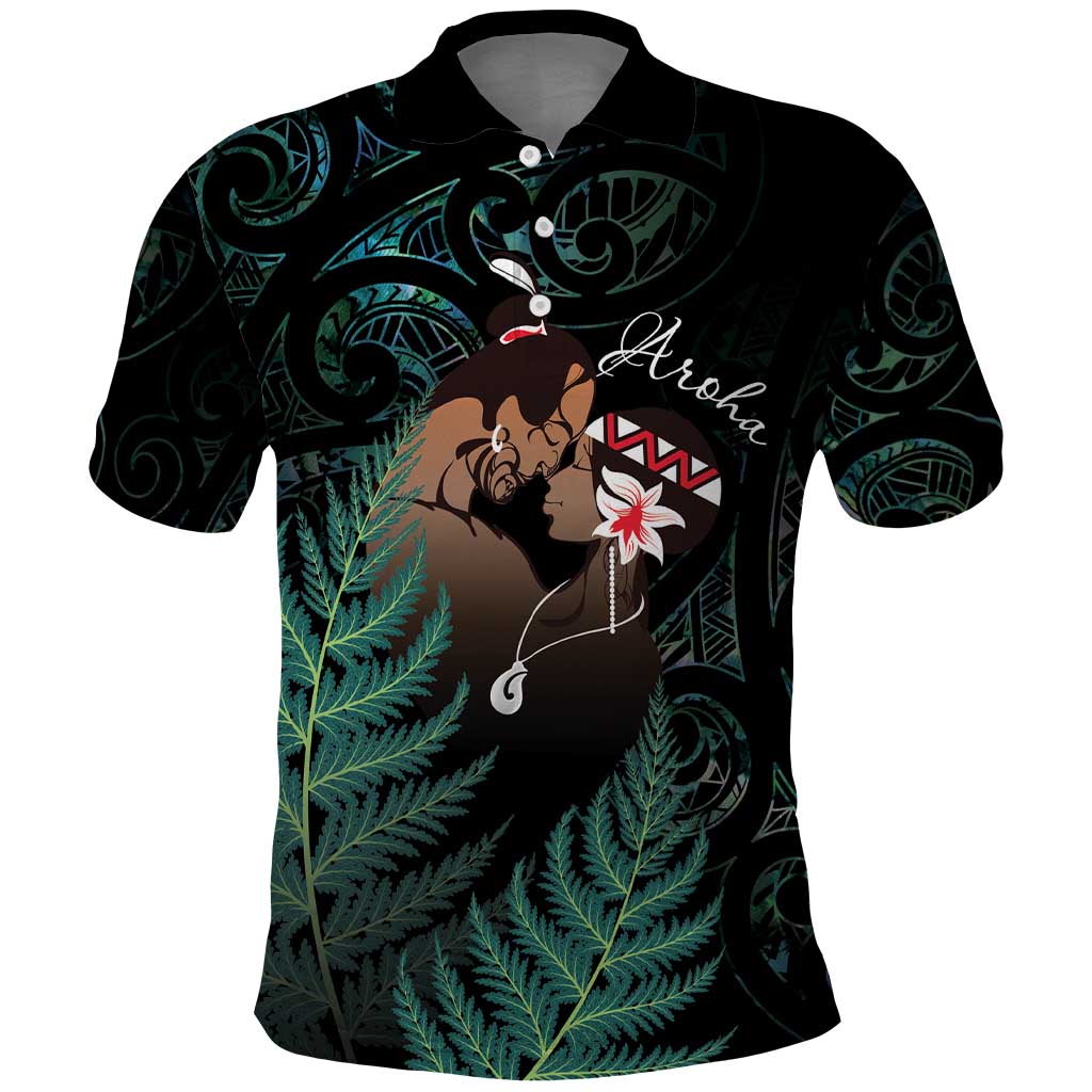 Maori Hongi Valentine Polo Shirt Aroha Ahau Ki A Koe