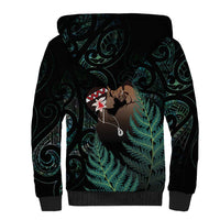 Maori Hongi Valentine Sherpa Hoodie Aroha Ahau Ki A Koe LT7 - Polynesian Pride