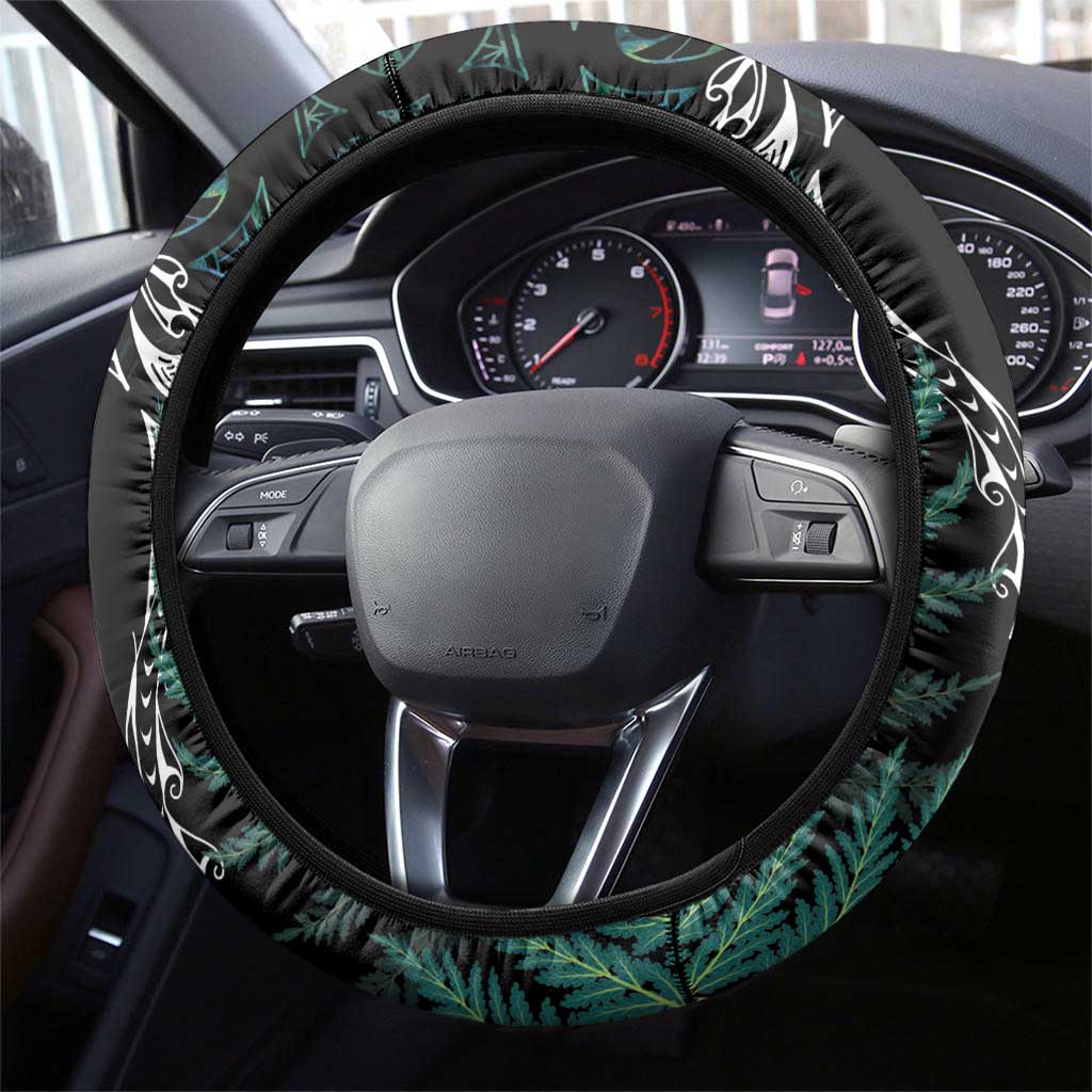 Maori Hongi Valentine Steering Wheel Cover Aroha Ahau Ki A Koe LT7 - Polynesian Pride