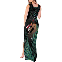 Maori Hongi Valentine Tank Maxi Dress Aroha Ahau Ki A Koe LT7 - Polynesian Pride