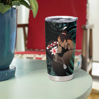 Maori Hongi Valentine Tumbler Cup Aroha Ahau Ki A Koe LT7 - Polynesian Pride