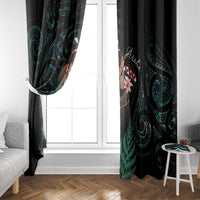 Maori Hongi Valentine Window Curtain Aroha Ahau Ki A Koe LT7 - Polynesian Pride