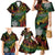 Vanuatu Indipendens Dei Family Matching Mermaid Dress and Hawaiian Shirt Mix Traditional Sand Drawing