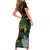 Vanuatu Indipendens Dei Family Matching Short Sleeve Bodycon Dress and Hawaiian Shirt Mix Traditional Sand Drawing