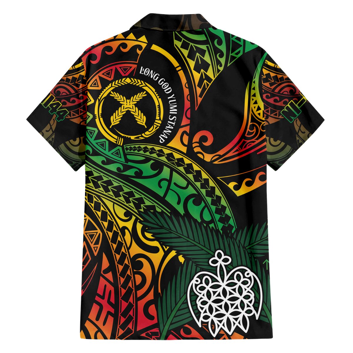 Vanuatu Indipendens Dei Hawaiian Shirt Mix Traditional Sand Drawing LT7 - Polynesian Pride
