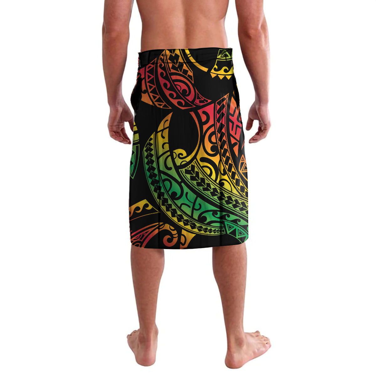 Vanuatu Indipendens Dei Lavalava Mix Traditional Sand Drawing LT7 - Polynesian Pride