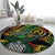 Vanuatu Indipendens Dei Round Carpet Mix Traditional Sand Drawing