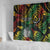 Vanuatu Indipendens Dei Shower Curtain Mix Traditional Sand Drawing