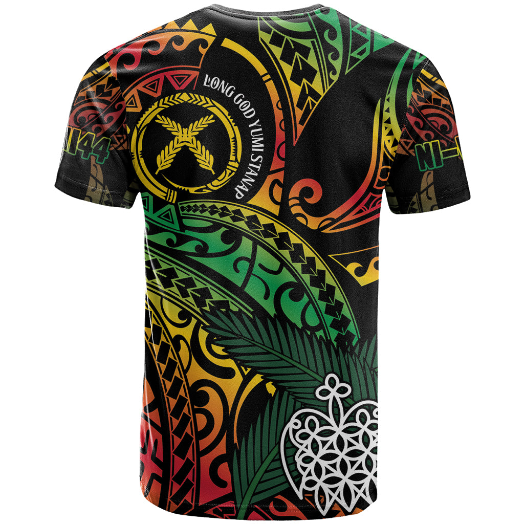 Vanuatu Indipendens Dei T Shirt Mix Traditional Sand Drawing