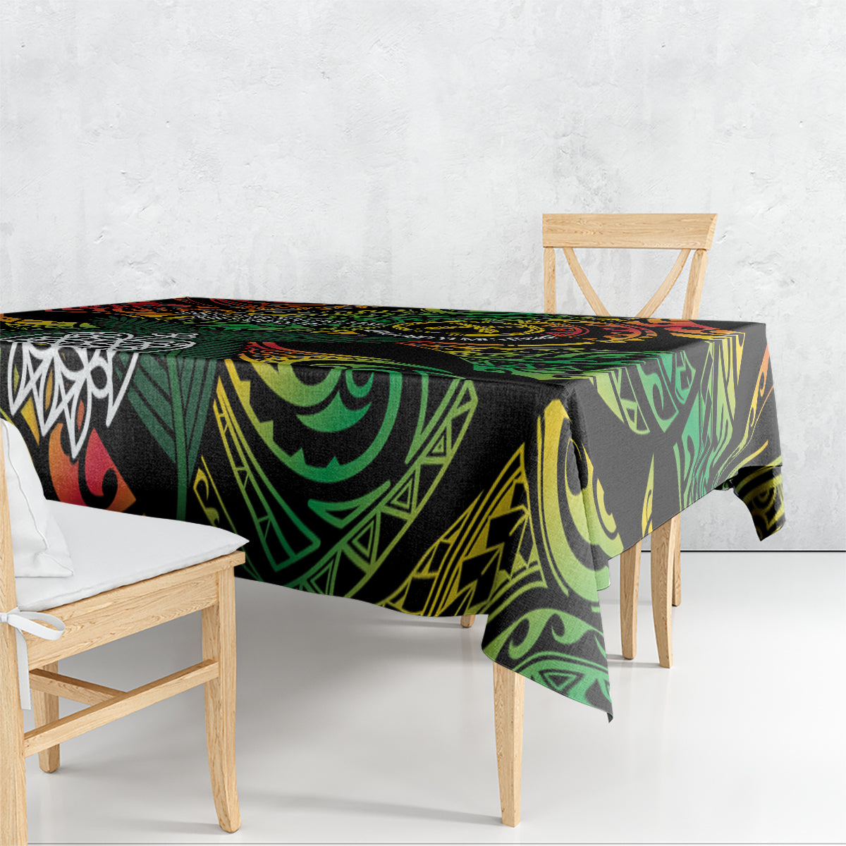 Vanuatu Indipendens Dei Tablecloth Mix Traditional Sand Drawing LT7 - Polynesian Pride
