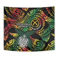 Vanuatu Indipendens Dei Tapestry Mix Traditional Sand Drawing LT7 - Polynesian Pride