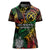 Vanuatu Indipendens Dei Women Polo Shirt Mix Traditional Sand Drawing