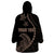 Personalised Guam Wearable Blanket Hoodie Tribal Turtles Curves Style - Brown LT7 - Polynesian Pride