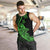 Personalised Guam Men Tank Top Tribal Turtles Curves Style - Green LT7 - Polynesian Pride