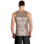 Personalised Guam Men Tank Top Chamoro Latte Stone Mix Tropical - Brown LT7 - Polynesian Pride