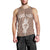 Personalised Guam Men Tank Top Chamoro Latte Stone Mix Tropical - Brown LT7 - Polynesian Pride