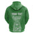 Custom Guam Hoodie Chamoro Latte Stone Mix Tropical Green LT7 - Polynesian Pride