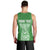 Personalised Guam Men Tank Top Chamoro Latte Stone Mix Tropical - Green LT7 - Polynesian Pride