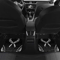 Personalized Talofa Samoa Car Mats Ulafala With Toa Nifo'oti - Black LT7 Set 2pcs - Back Black - Polynesian Pride