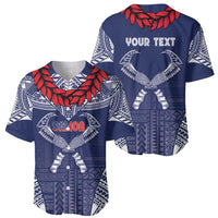 Personalized Talofa Samoa Baseball Jersey Ulafala With Toa Nifo'oti - Blue