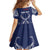 Personalized Talofa Samoa Family Matching Puletasi and Hawaiian Shirt Ulafala With Toa Nifo'oti - Blue