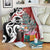 New Zealand Silver Fern Christmas Tree Blanket Meri Kirihimete - Polynesian Pride