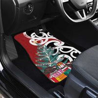 New Zealand Silver Fern Christmas Tree Car Mats Meri Kirihimete - Polynesian Pride