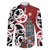 New Zealand Silver Fern Christmas Tree Family Matching Long Sleeve Bodycon Dress and Hawaiian Shirt Meri Kirihimete - Polynesian Pride