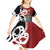 New Zealand Silver Fern Christmas Tree Kid Short Sleeve Dress Meri Kirihimete - Polynesian Pride