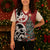 New Zealand Silver Fern Christmas Tree Christmas Knitted V-Neck Vest Meri Kirihimete - Polynesian Pride