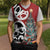 New Zealand Silver Fern Christmas Tree Christmas Knitted V-Neck Vest Meri Kirihimete - Polynesian Pride