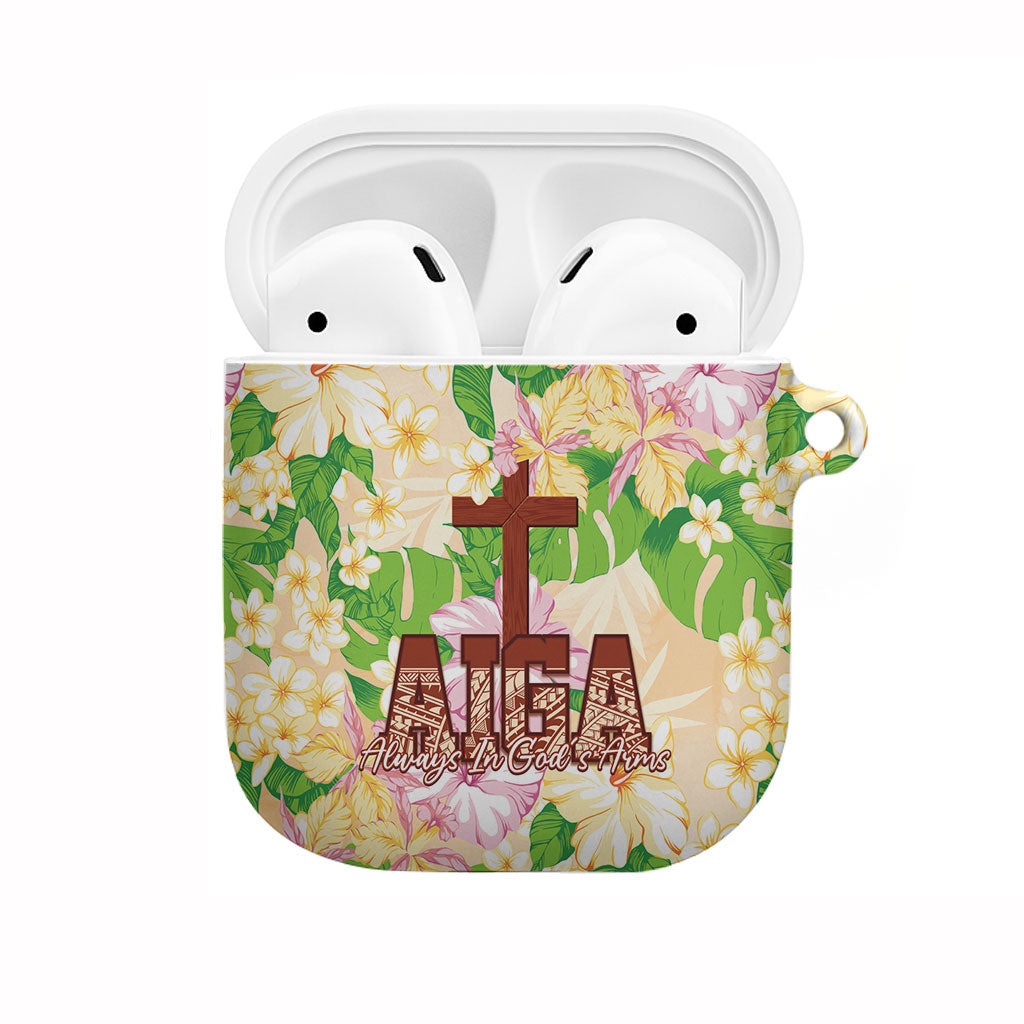 Samoa AIGA Floral Theme AirPods Case Always In God's Arms LT7 Multicolor - Polynesian Pride
