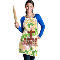Samoa AIGA Floral Theme Apron Always In God's Arms LT7 - Polynesian Pride