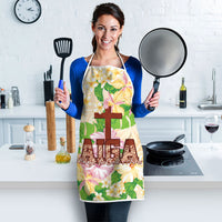 Samoa AIGA Floral Theme Apron Always In God's Arms LT7 - Polynesian Pride