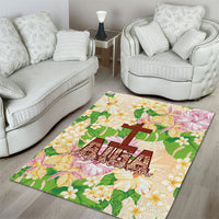 Samoa AIGA Floral Theme Area Rug Always In God's Arms LT7 - Polynesian Pride