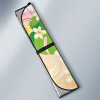 Samoa AIGA Floral Theme Auto Sun Shade Always In God's Arms LT7 - Polynesian Pride