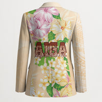 Samoa AIGA Floral Theme Blazer Always In God's Arms LT7 - Polynesian Pride