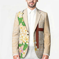 Samoa AIGA Floral Theme Blazer Always In God's Arms LT7 - Polynesian Pride