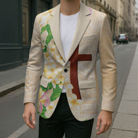 Samoa AIGA Floral Theme Blazer Always In God's Arms LT7 - Polynesian Pride