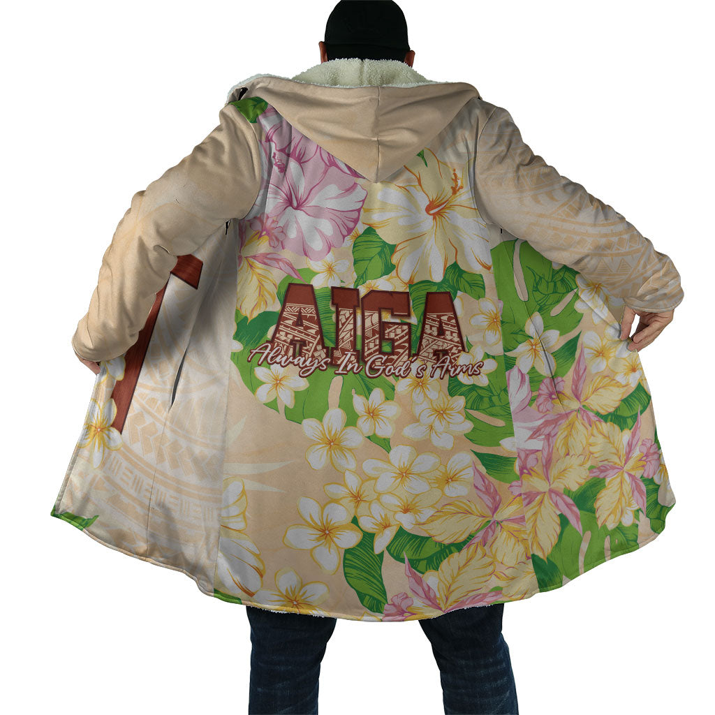 Samoa AIGA Floral Theme Cloak Always In God's Arms LT7 - Polynesian Pride