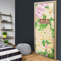 Samoa AIGA Floral Theme Door Cover Always In God's Arms LT7 - Polynesian Pride
