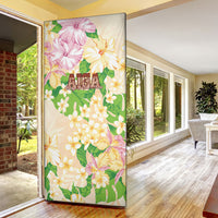 Samoa AIGA Floral Theme Door Cover Always In God's Arms LT7 - Polynesian Pride