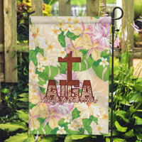 Samoa AIGA Floral Theme Garden Flag Always In God's Arms LT7 Garden Flag Multicolor - Polynesian Pride