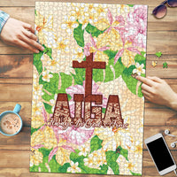 Samoa AIGA Floral Theme Puzzle Always In God's Arms LT7 Multicolor - Polynesian Pride