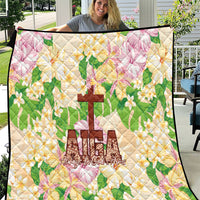 Samoa AIGA Floral Theme Quilt Always In God's Arms LT7 Multicolor - Polynesian Pride