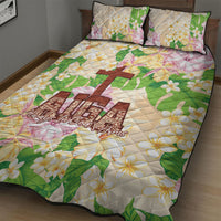 Samoa AIGA Floral Theme Quilt Bed Set Always In God's Arms LT7 - Polynesian Pride