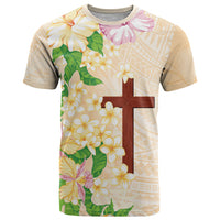 Samoa AIGA Floral Theme T Shirt Always In God's Arms LT7 Multicolor - Polynesian Pride