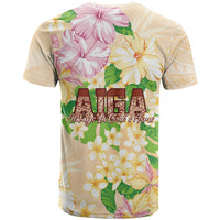Samoa AIGA Floral Theme T Shirt Always In God's Arms LT7 - Polynesian Pride