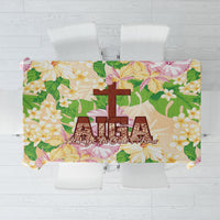 Samoa AIGA Floral Theme Tablecloth Always In God's Arms LT7 Multicolor - Polynesian Pride