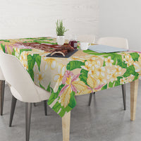 Samoa AIGA Floral Theme Tablecloth Always In God's Arms LT7 - Polynesian Pride